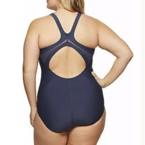 NIKE Racerback Mesh One Piece Swimsuit - Picture 3 of 6